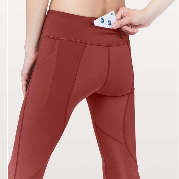 Lululemon Pace Rival Crop *22" in Savannah - Picture 3 of 14